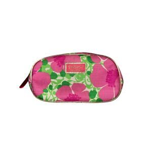 Lilly Pulitzer x Estée Lauder Pink Floral Cosmetic Makeup Bag Pouch Travel Case
